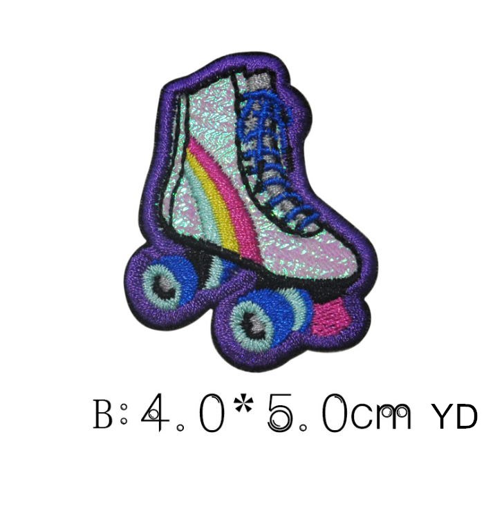 10 Pcs Rainbow Embroidered Pat - огляд і ціна Sewing Id