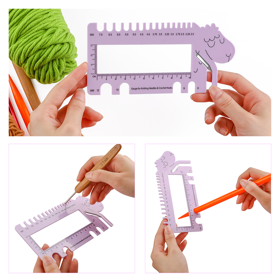1pcs Sheep Head Shaped Gauge R - огляд і ціна Sewing Gauge Ruler