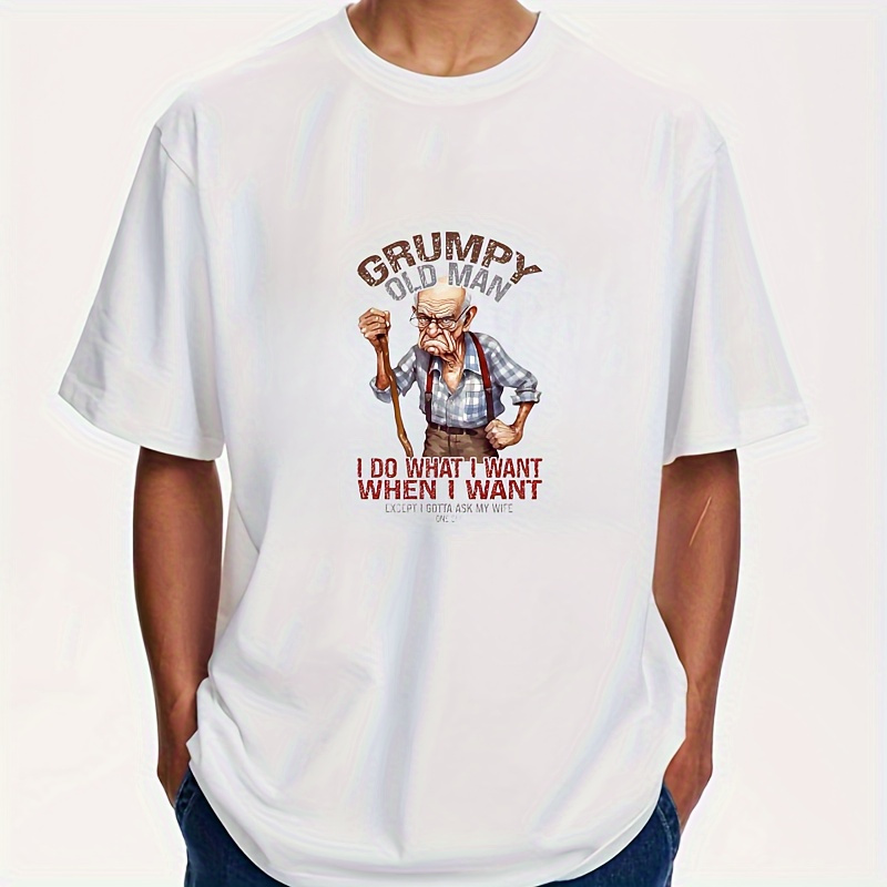 Funny Old Man Quotes Cartoon H - огляд і ціна Iron On Patch