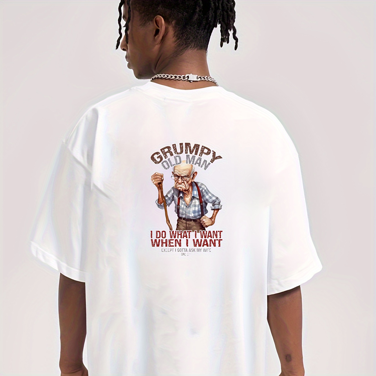 Funny Old Man Quotes Cartoon H - огляд і ціна Iron On Patch