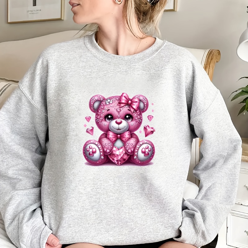 Pink Diamond Bear Heat Transfe - огляд і ціна Iron On Patch