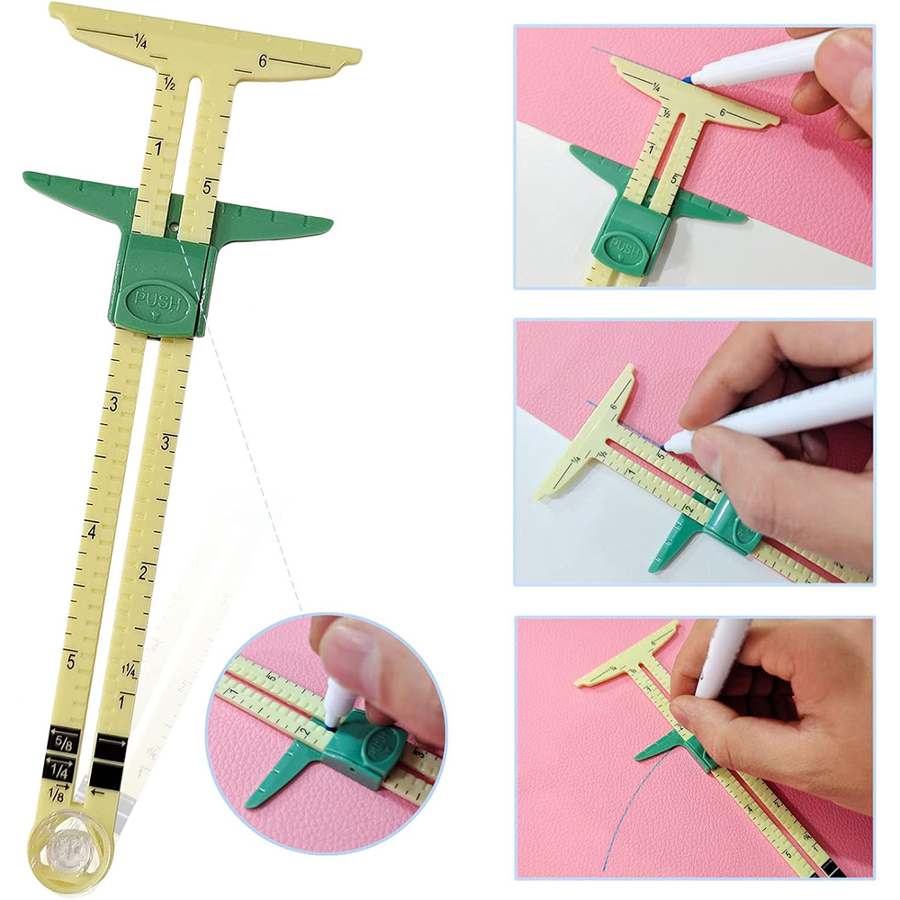 5-in-1 Sliding Gauge Measuring - огляд і ціна Sewing Gauge Ruler