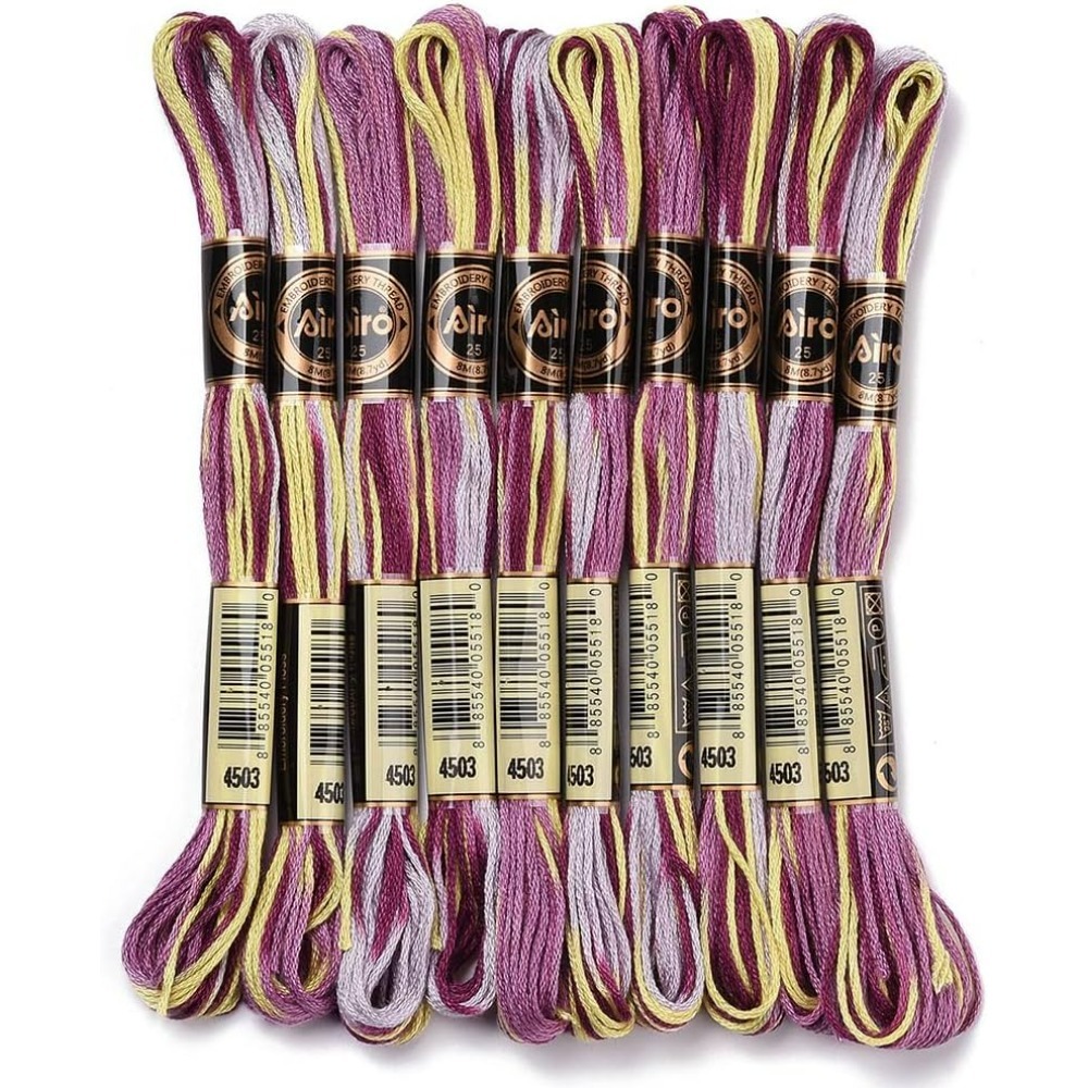 6 Strands Purple Variegated Em - огляд і ціна Embroidery Floss Thread
