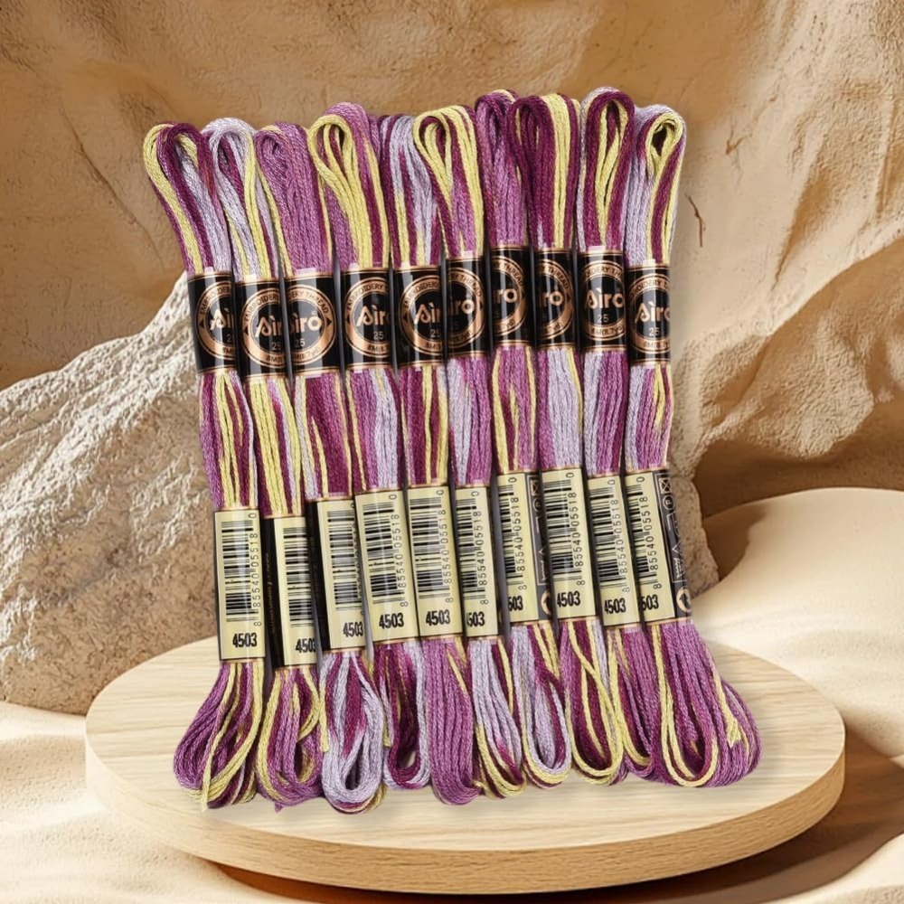 6 Strands Purple Variegated Em - огляд і ціна Embroidery Floss Thread