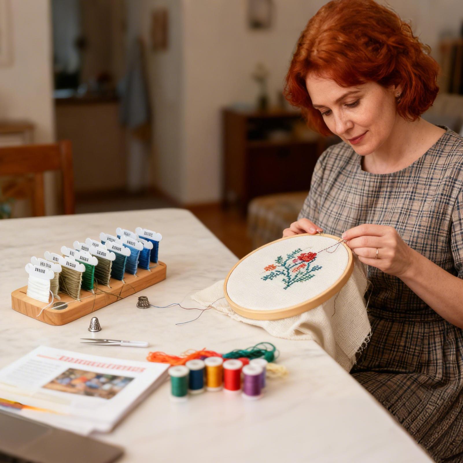Embroidery Thread Organizer 15 - огляд і ціна Embroidery Floss Thread