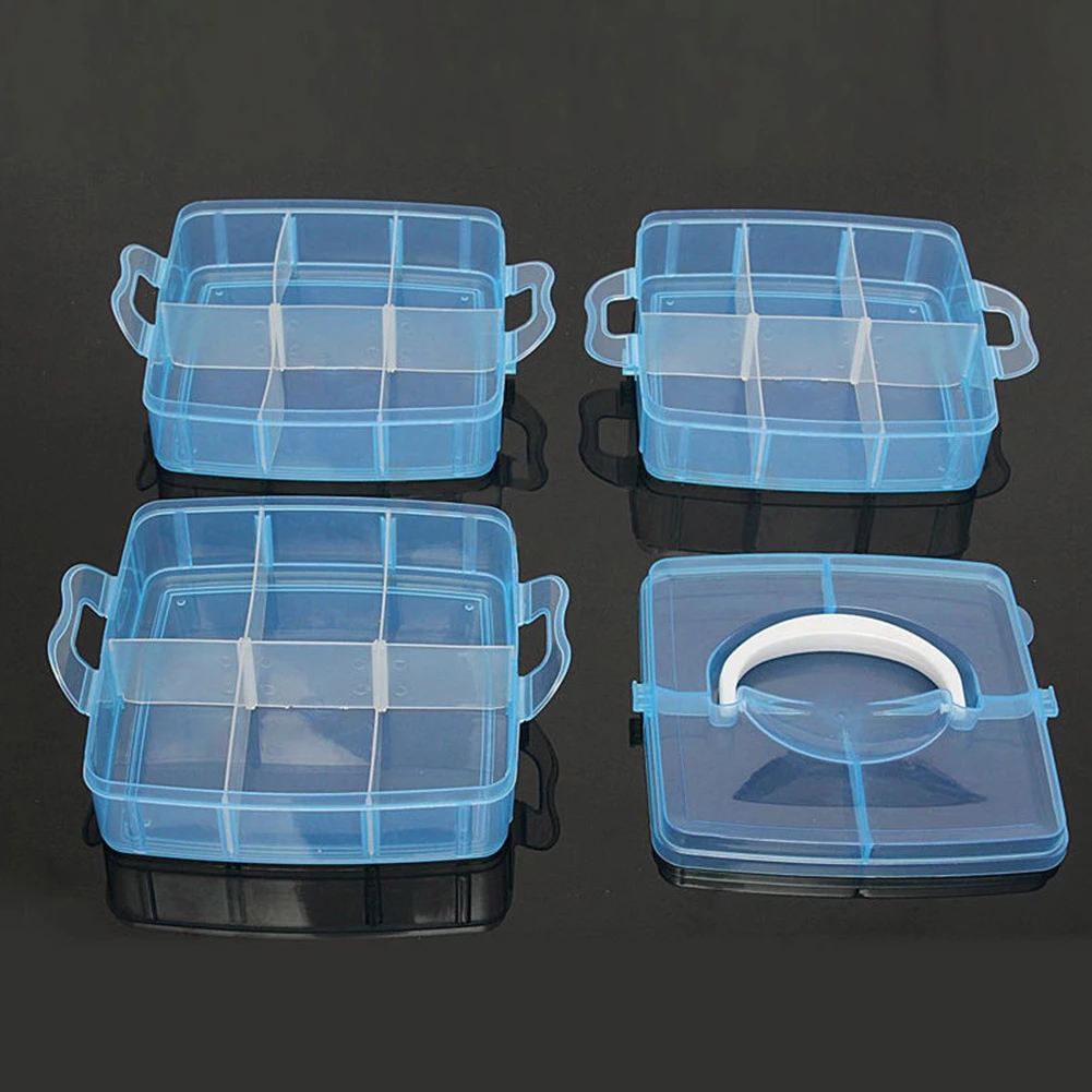 3 Layers 18 Compartments Plast - огляд і ціна Bobbin Organizer Box