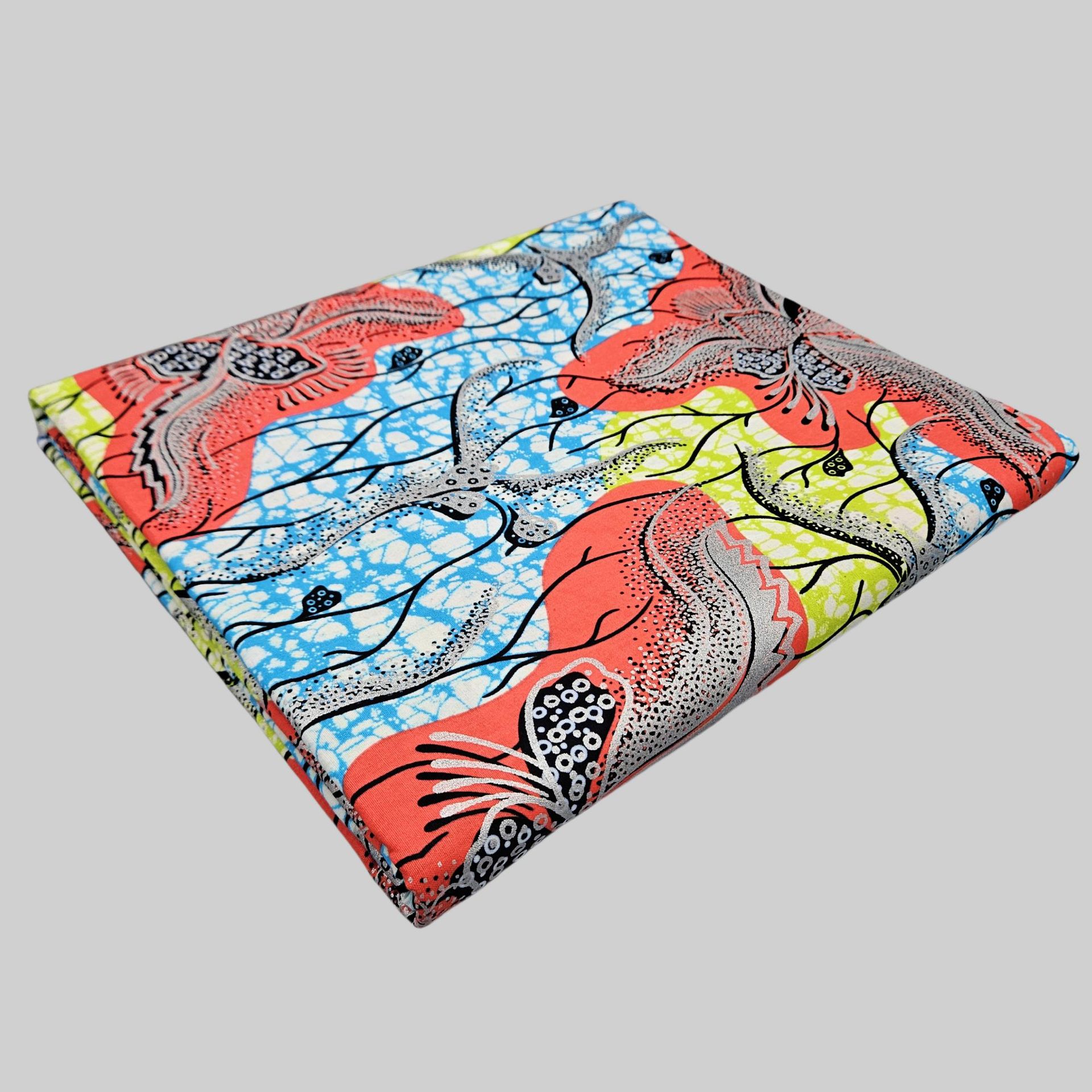6Yards Long Printed Multicolor - огляд і ціна Sewing Batik Fabric