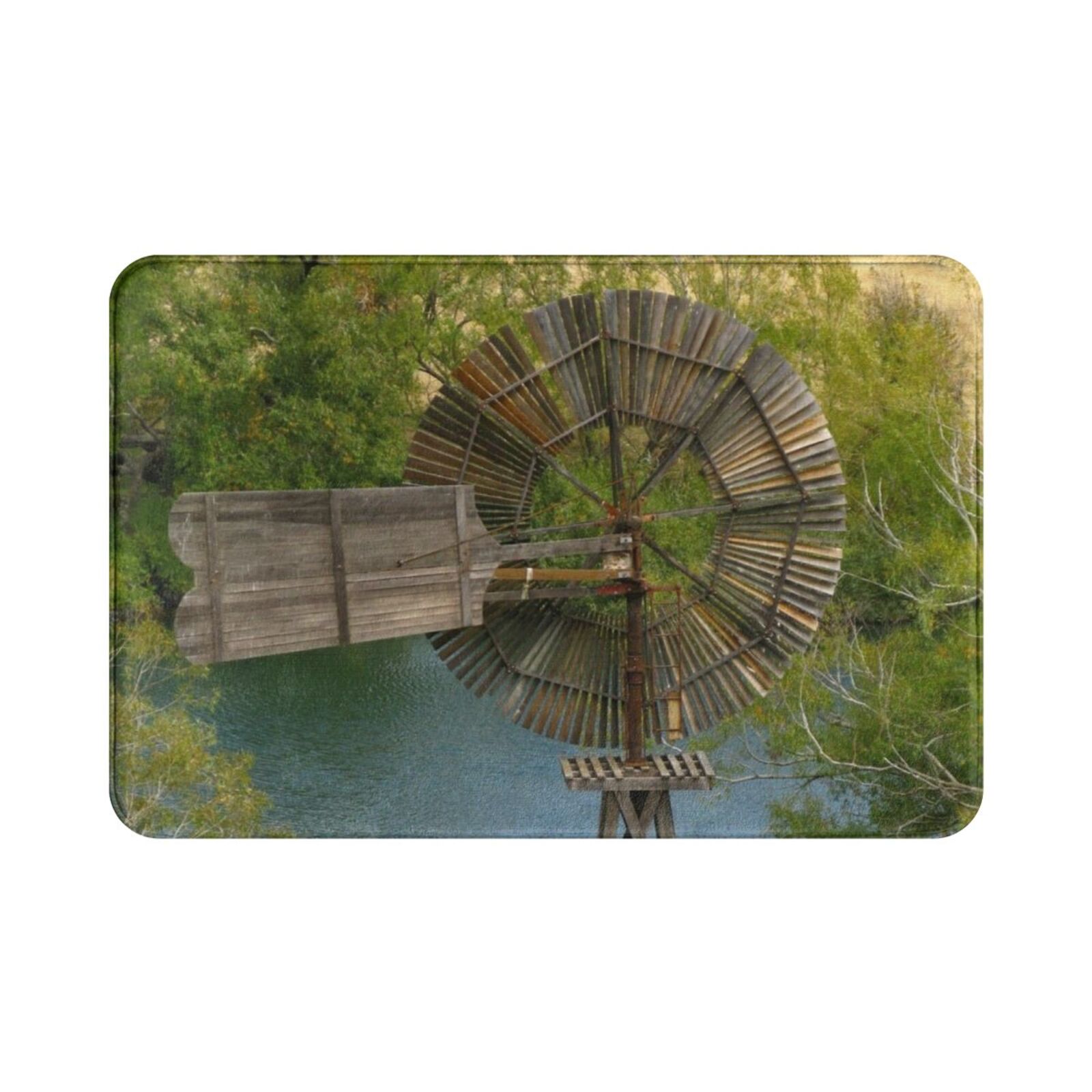 Wooden Windmill Carpet Mat Rug - огляд і ціна Century Textile & Sewing Supply Reviews