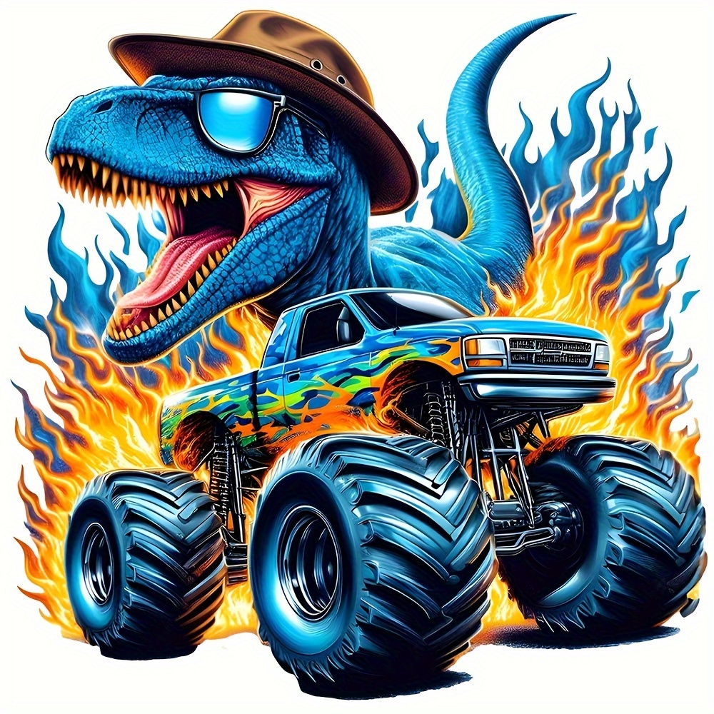 Dragon Hunter Monster Truck He - огляд і ціна Iron On Patch