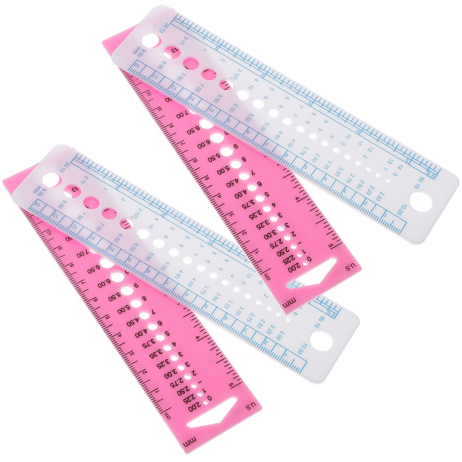 4Pcs Knitting Needle Gauge Too - огляд і ціна Sewing Gauge Ruler