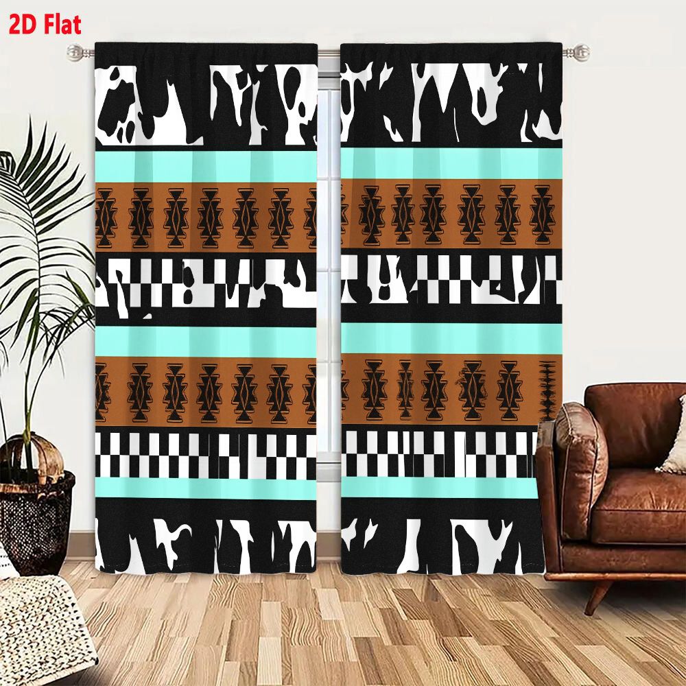 2Pcs Curtains 2D Flat Geometri - огляд і ціна Century Textile & Sewing Supply Reviews