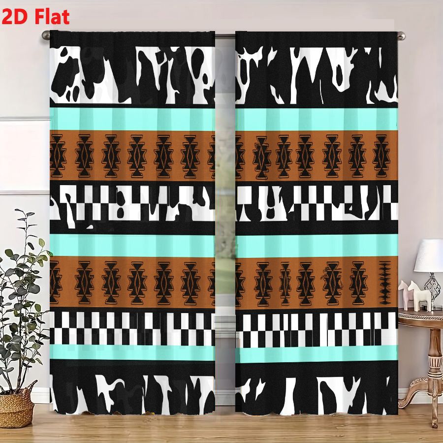2Pcs Curtains 2D Flat Geometri - огляд і ціна Century Textile & Sewing Supply Reviews