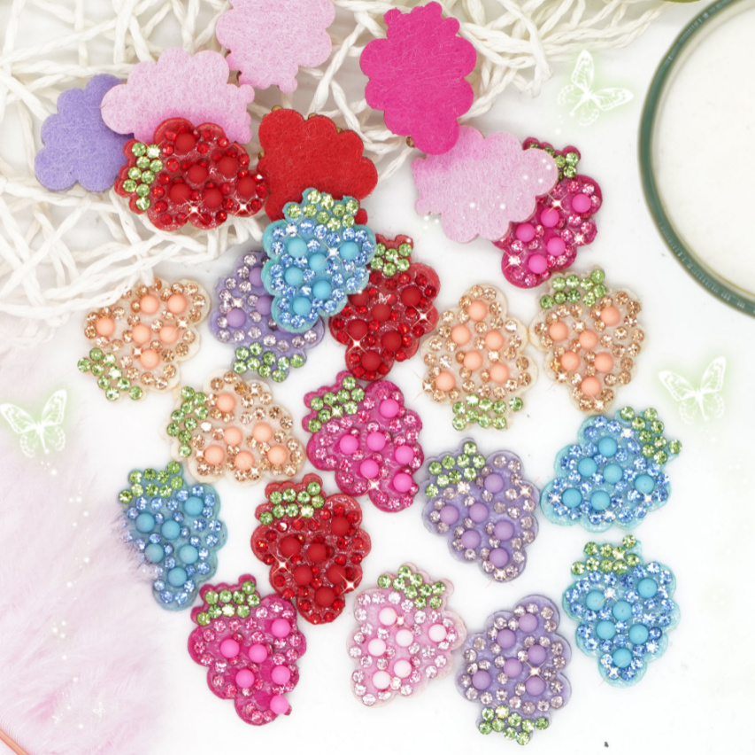 10 Pcs Grape Glue Fix Sew On R - огляд і ціна Sewing Id