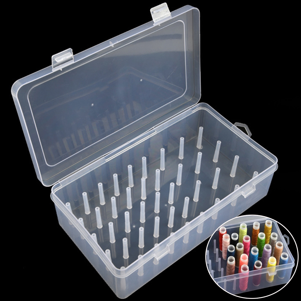 New Sewing Thread Box 42 Piece - огляд і ціна Bobbin Organizer Box