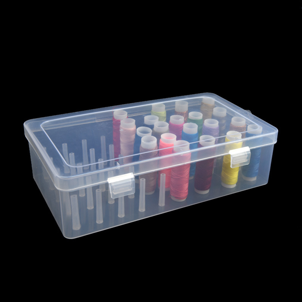 New Sewing Thread Box 42 Piece - огляд і ціна Bobbin Organizer Box