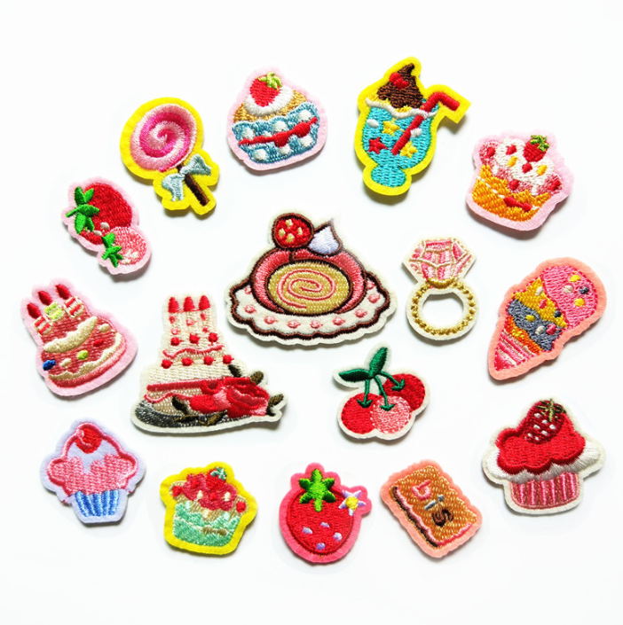 10 Pcs Fruit Cake Embroidered  - огляд і ціна Sewing Id