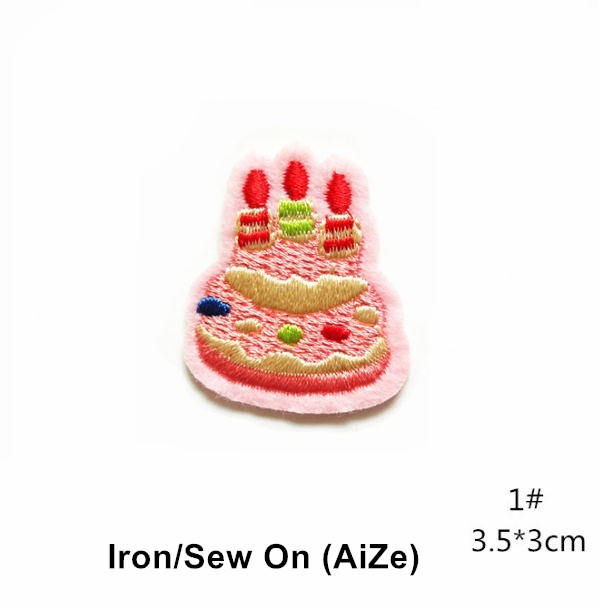 10 Pcs Fruit Cake Embroidered  - огляд і ціна Sewing Id