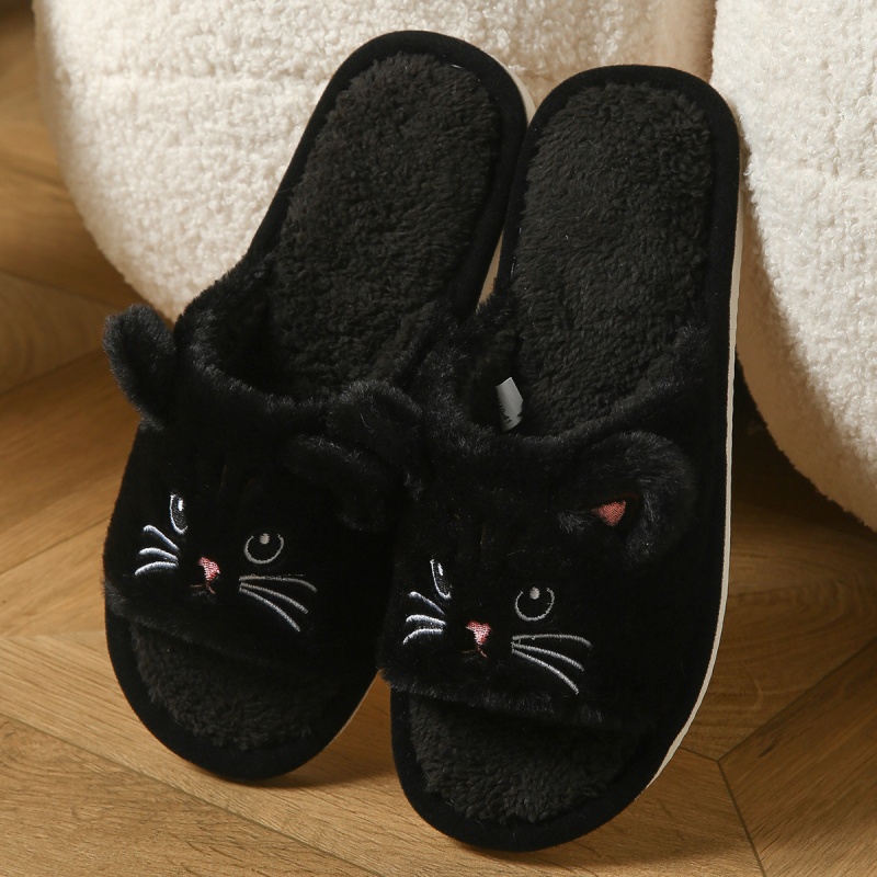 Cute Cat Plush Flip Flops For  - огляд і ціна Sewing Garment
