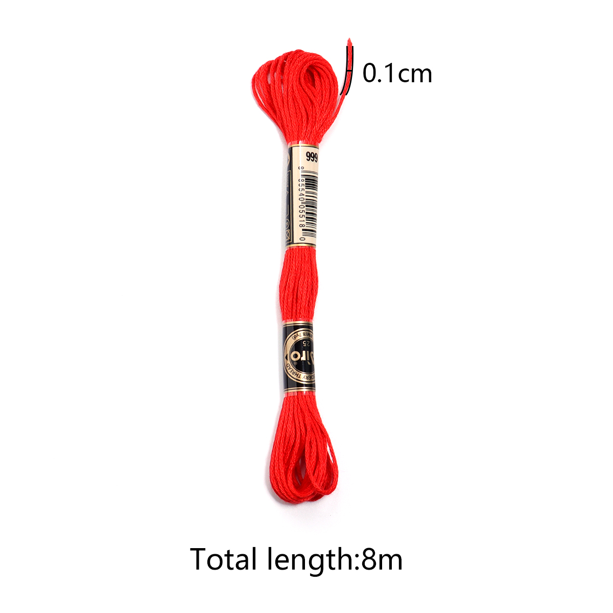 6Pcs/Lot Multicolor Polyester  - огляд і ціна Embroidery Floss Thread