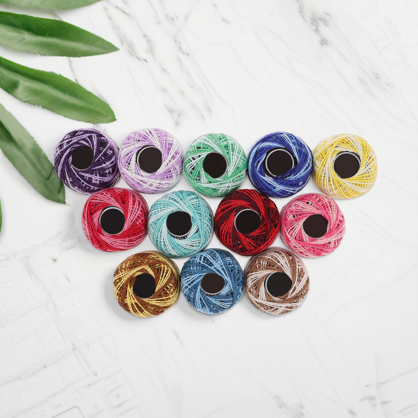 12Pcs Colorful Cotton Embroide - огляд і ціна Embroidery Floss Thread
