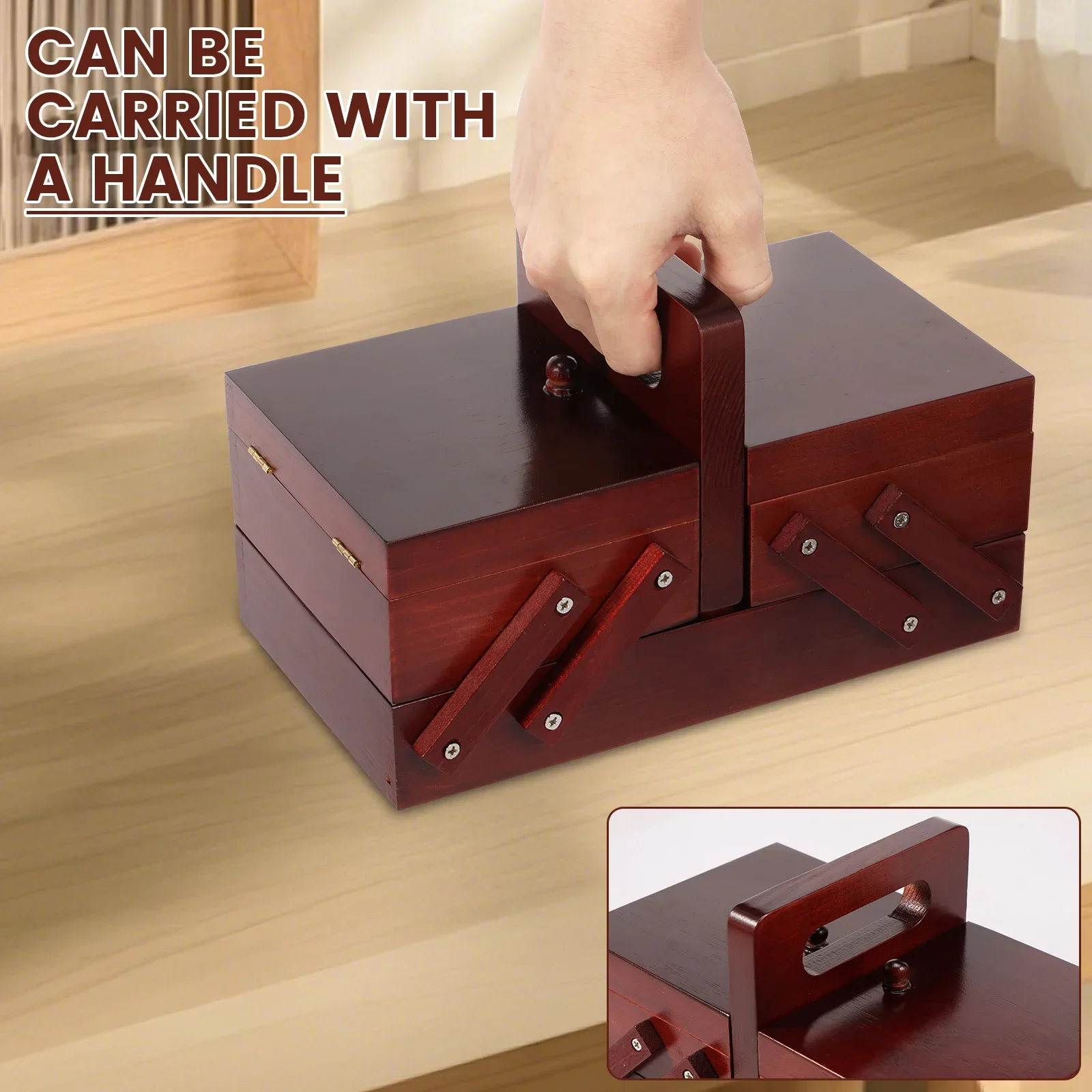 Expandable Sewing Thread Box W - огляд і ціна Bobbin Organizer Box