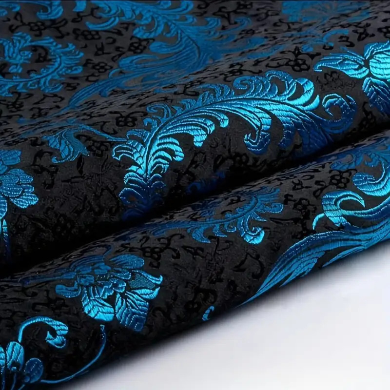3D Blue Phoenix Tail Brocade F - огляд і ціна Sewing Garment