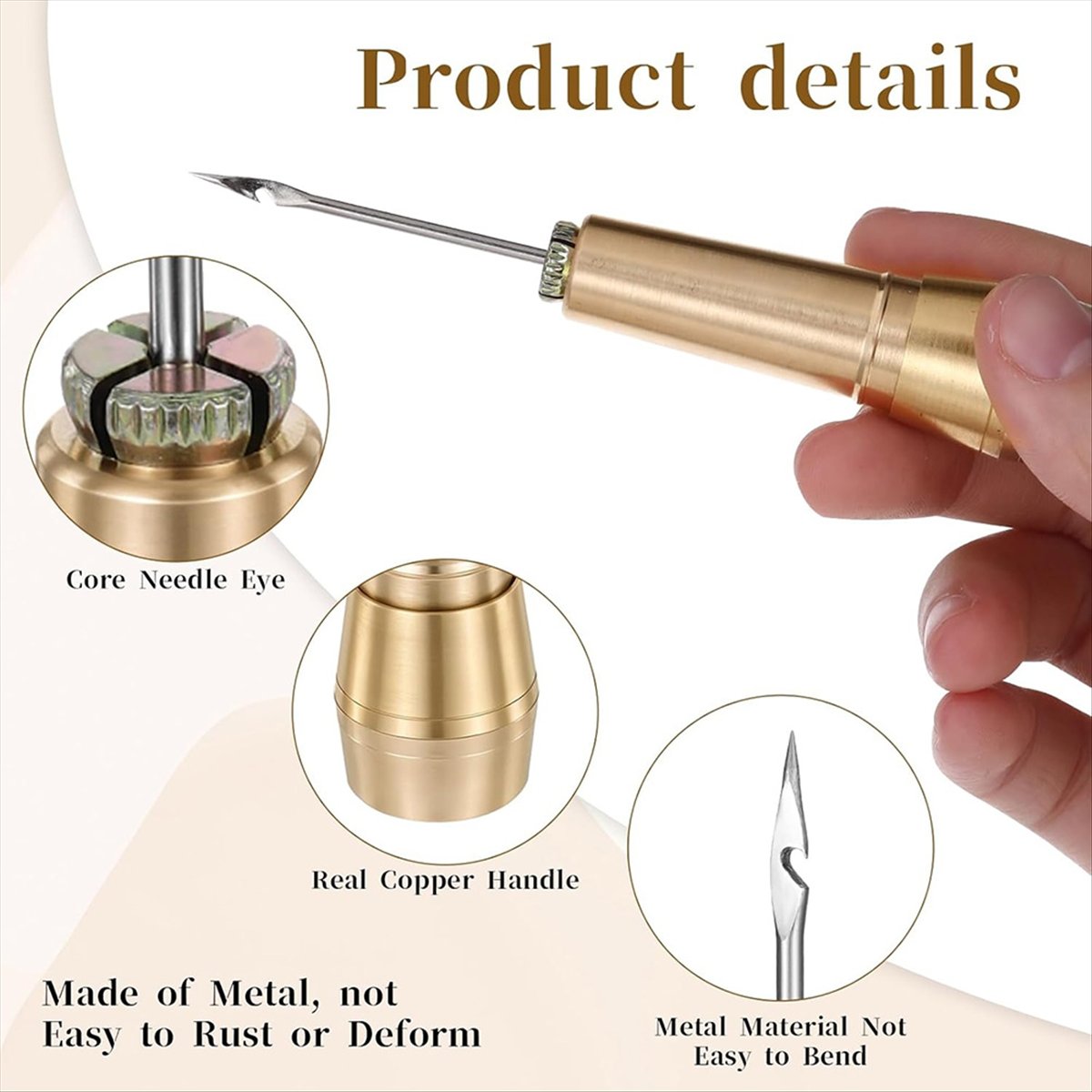 9pcs Leather Sewing Awl Kit wi - огляд і ціна Sewing Repair