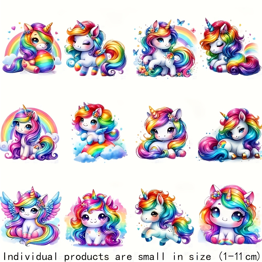 Soft Neon Rainbow Unicorn HTV  - огляд і ціна Iron On Patch