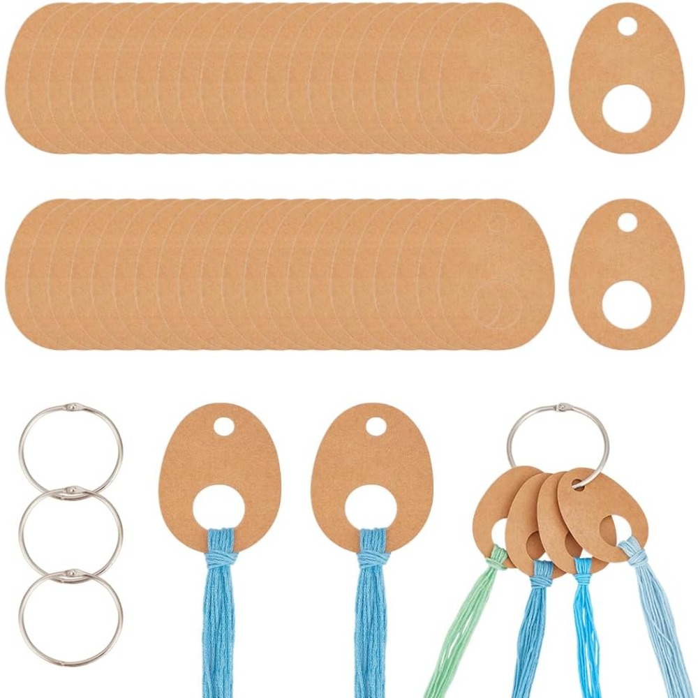 100Pcs Teardrop Floss Thread D - огляд і ціна Embroidery Floss Thread