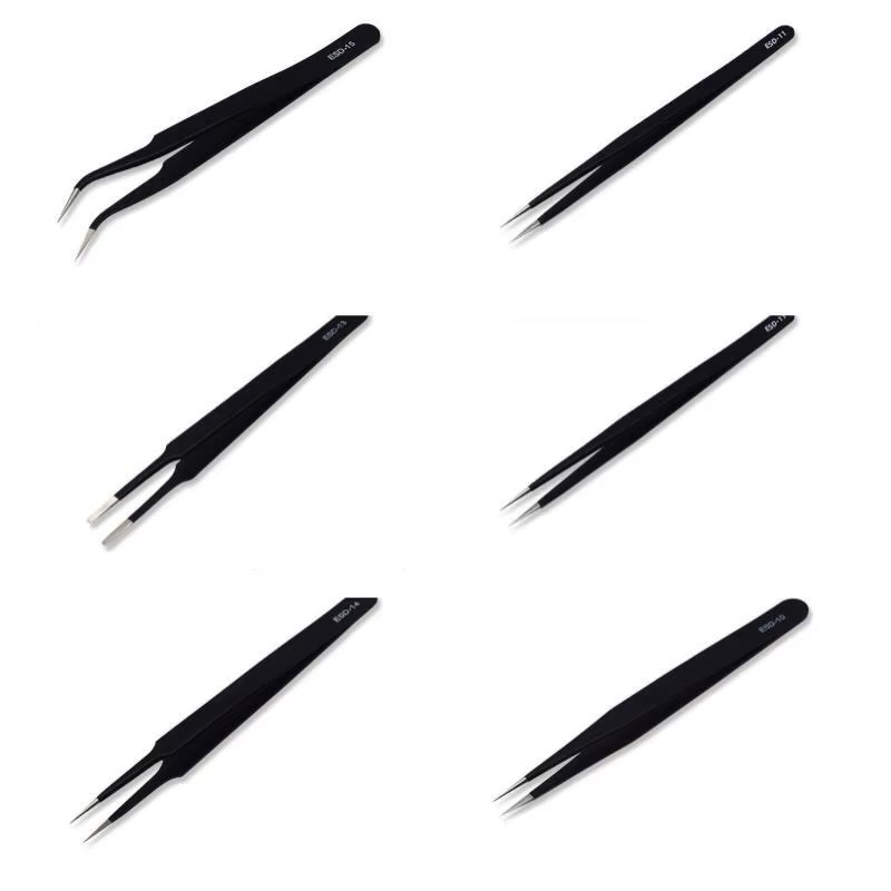 6pcs Precision ESD Tweezers St - огляд і ціна Sewing Repair