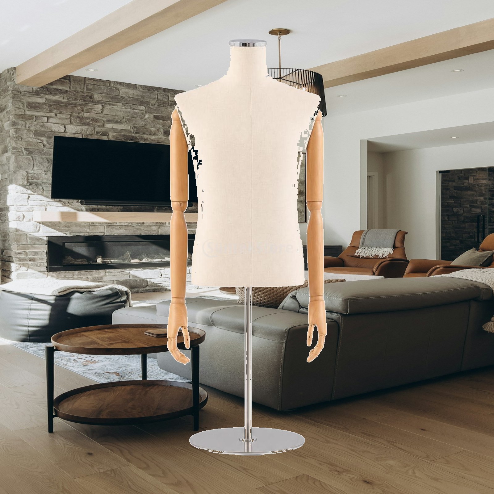 Male Half-Body Mannequin texti - огляд і ціна Dress Form Mannequin