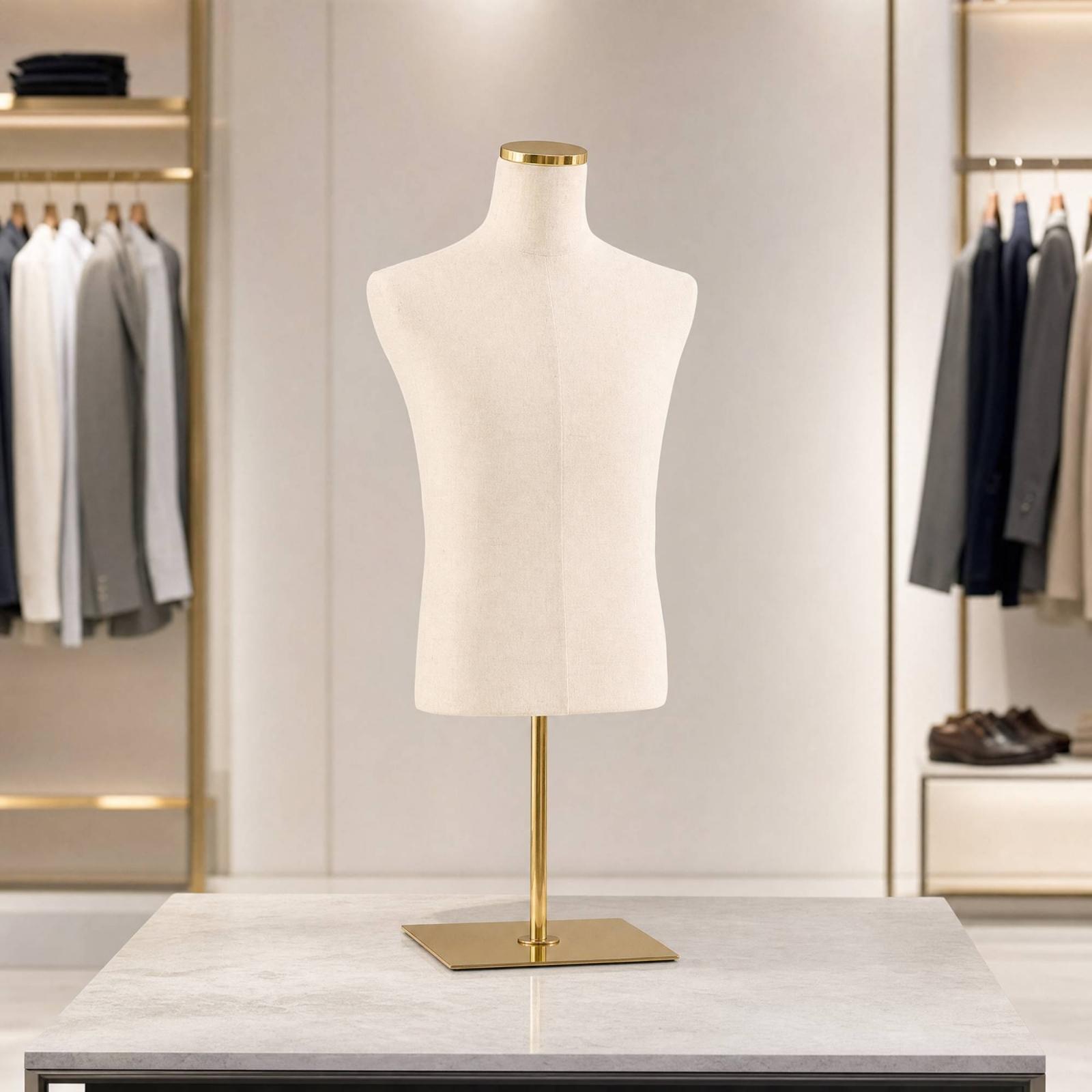 Male Half-Body Mannequin texti - огляд і ціна Dress Form Mannequin