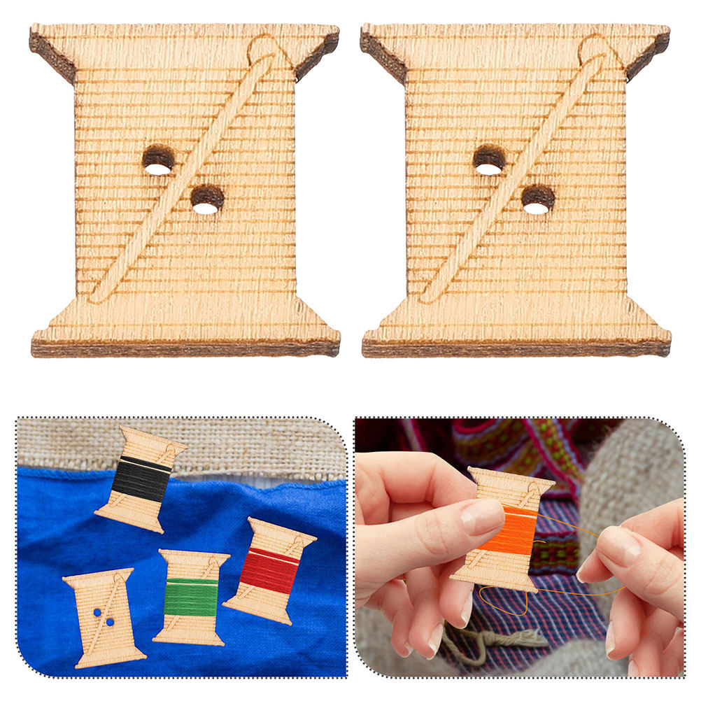 100Pcs Wooden Sewing Machine T - огляд і ціна Embroidery Floss Thread