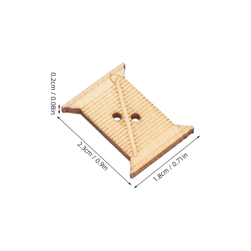 100Pcs Wooden Sewing Machine T - огляд і ціна Embroidery Floss Thread