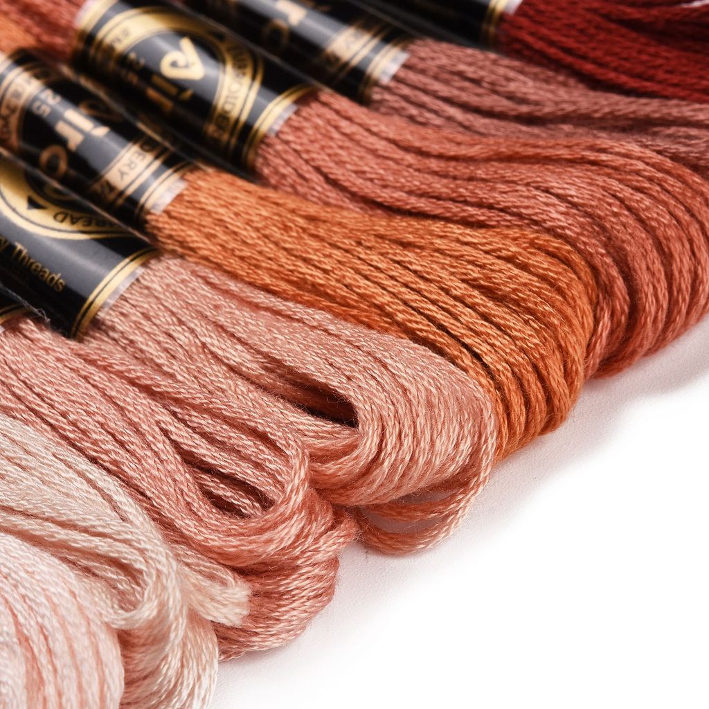1Set 8 Skeins 0.5mm 6-Ply Poly - огляд і ціна Embroidery Floss Thread